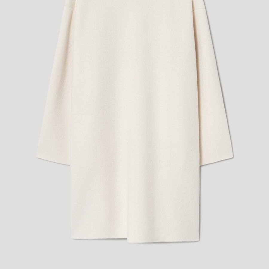 Theory Women Felted Wool Cash Cardigan - Ivory