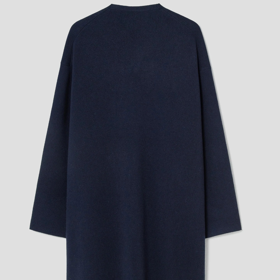 Theory Women Felted Wool Cash Cardigan - Dark Navy