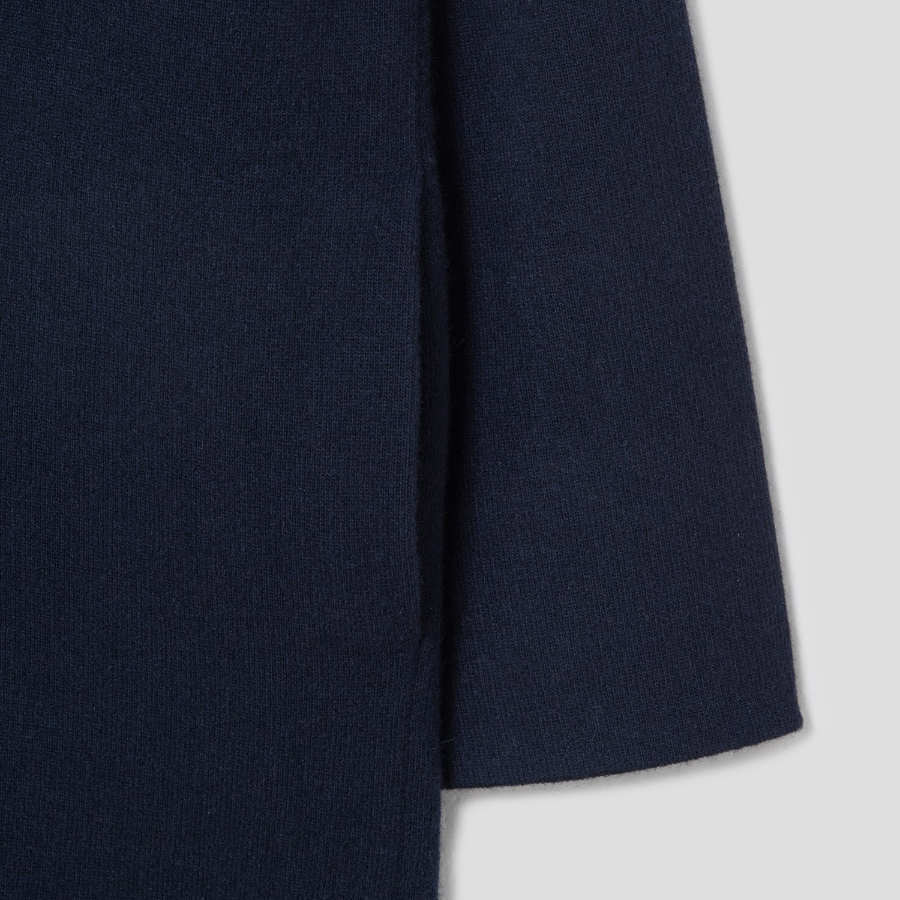Theory Women Felted Wool Cash Cardigan - Dark Navy