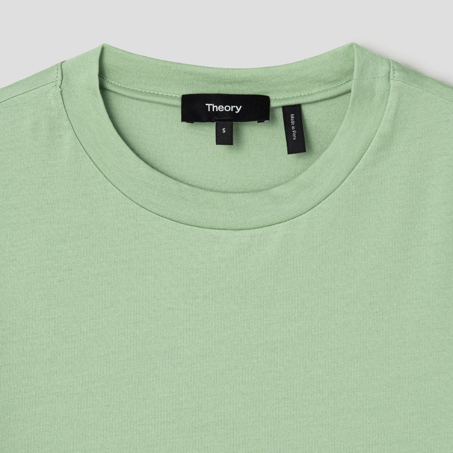 Theory Women Apex Cotton Tiny Tee - Meadow