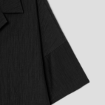 Theory Women Willow Crepe Camp Shirt - Black