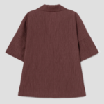 Theory Women Willow Crepe Camp Shirt - Marron