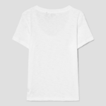 Theory Women Nebulous Open Neck Tee - White