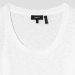 Theory Women Nebulous Open Neck Tee - White