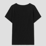 Theory Women Nebulous Open Neck Tee - Black