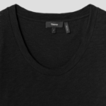 Theory Women Nebulous Open Neck Tee - Black