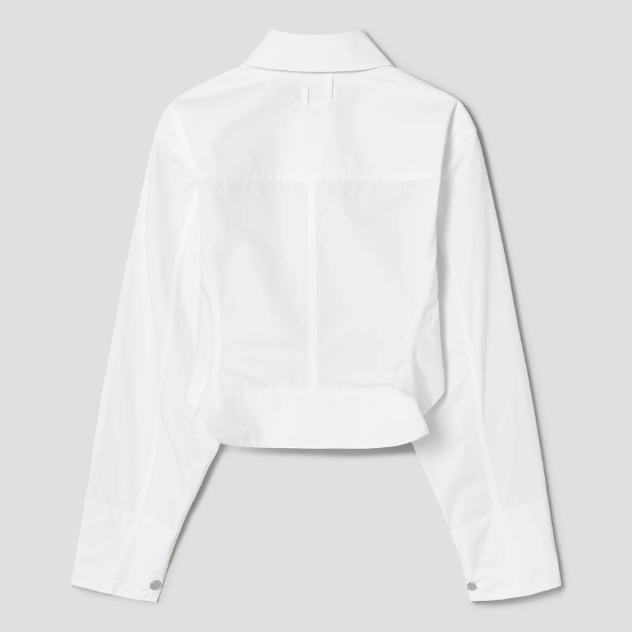 JACQUEMUS La Chemise Mirada - White