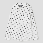 JACQUEMUS La Chemise Cuadro - Jacquard Dots Logo Black