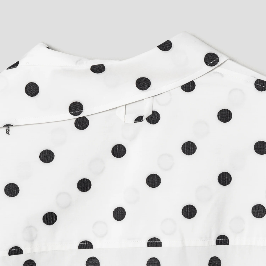 JACQUEMUS La Chemise Cuadro - Jacquard Dots Logo Black