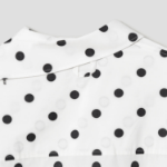 JACQUEMUS La Chemise Cuadro - Jacquard Dots Logo Black