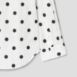 JACQUEMUS La Chemise Cuadro - Jacquard Dots Logo Black