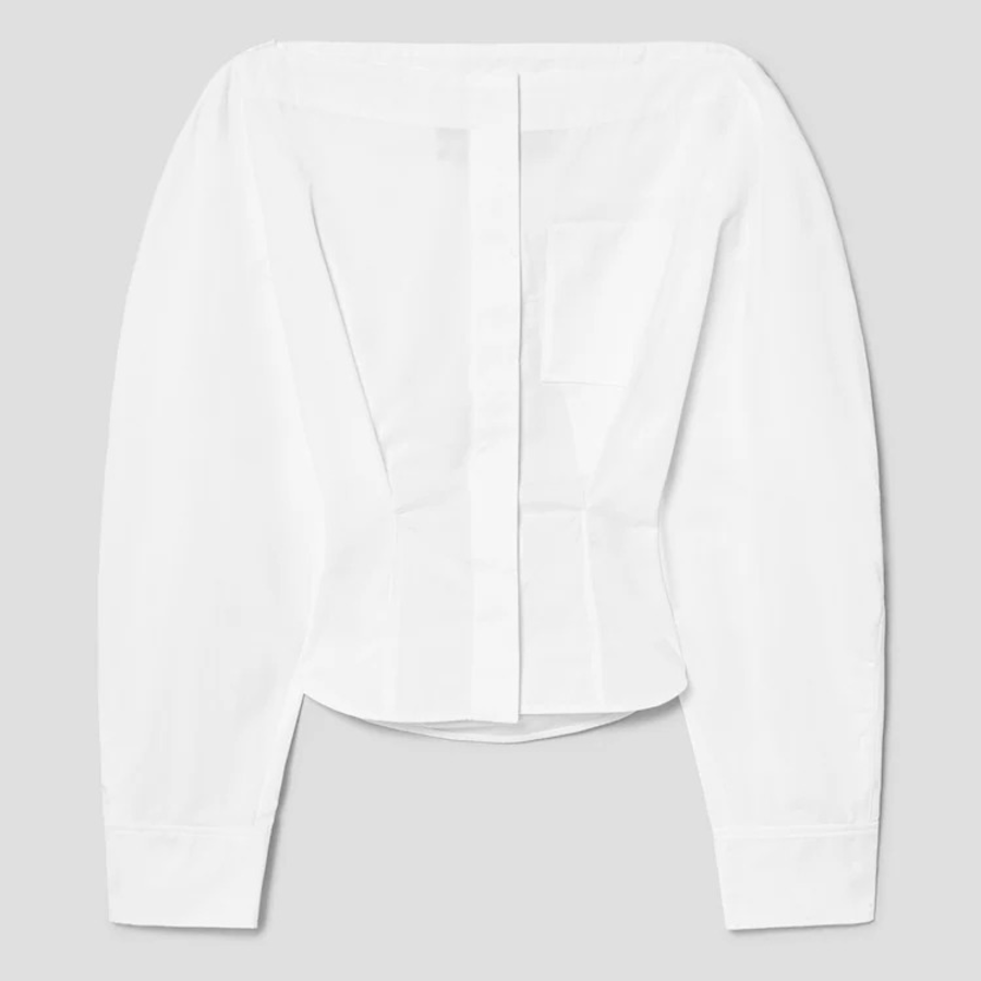 JACQUEMUS La Chemise Barco - White