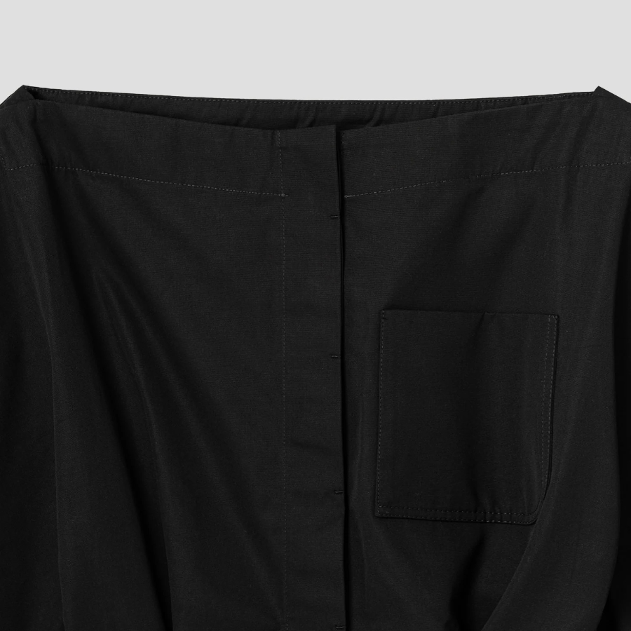 JACQUEMUS La Chemise Barco - Black