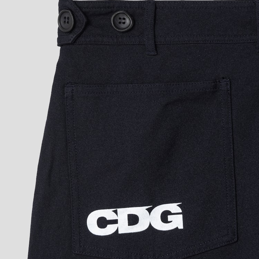 CDGCDGCDG Polyester Work Pants — Navy