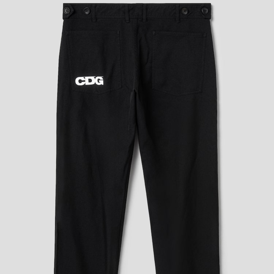 CDGCDGCDG Garment Treated Work Pants — Black