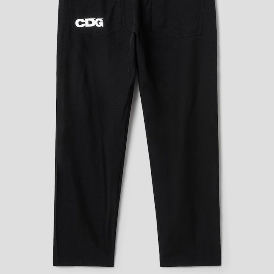 CDGCDGCDG Garment Treated Work Pants — Black