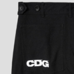 CDGCDGCDG Garment Treated Work Pants — Black