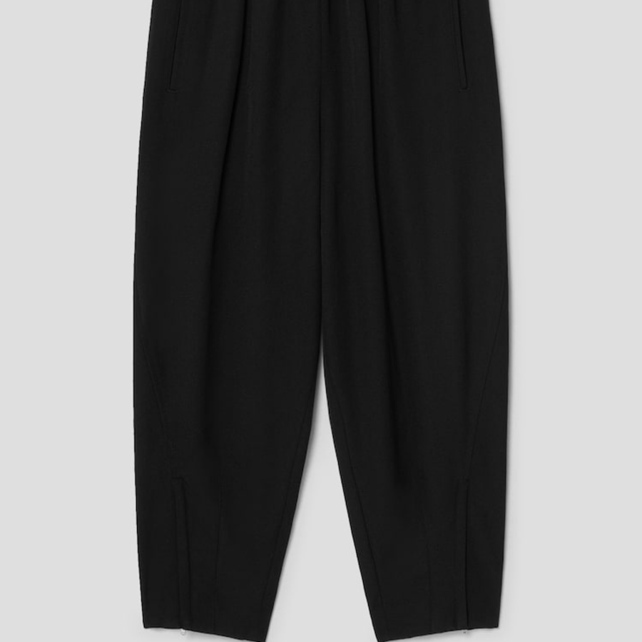 COMME des GARÇONS COMME des GARÇONS Wool Round Shape Pants — Black