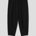 COMME des GARÇONS COMME des GARÇONS Wool Round Shape Pants — Black