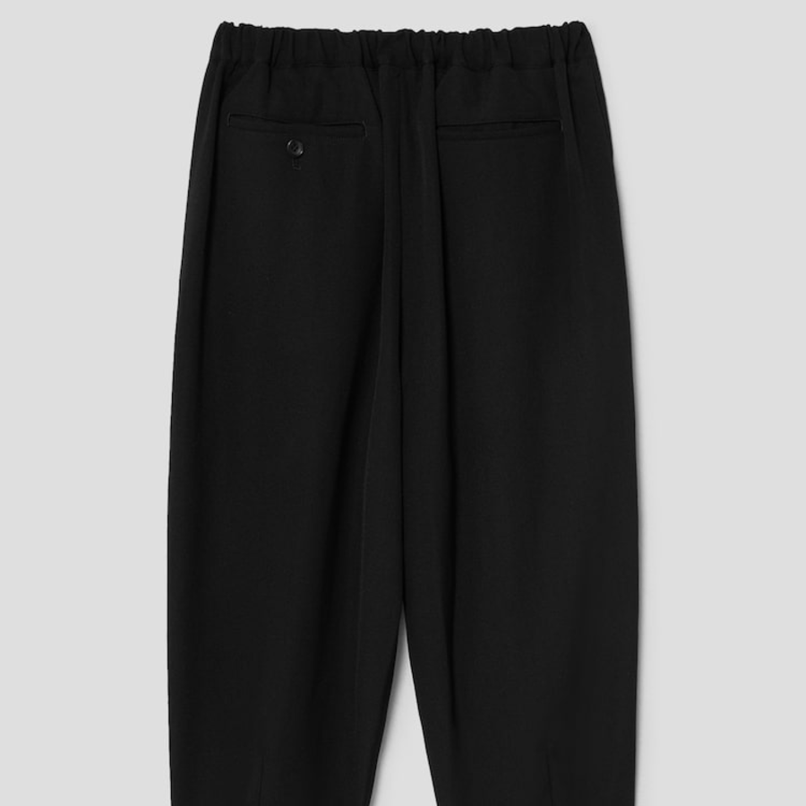 COMME des GARÇONS COMME des GARÇONS Wool Round Shape Pants — Black