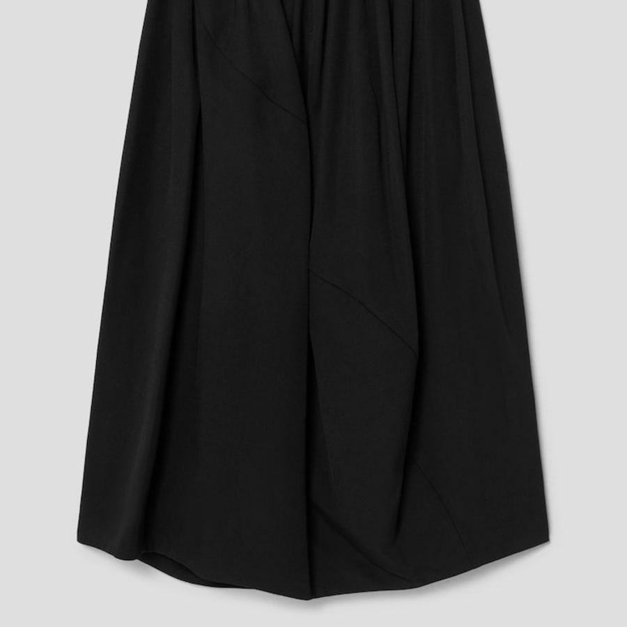 COMME des GARÇONS COMME des GARÇONS Wool Cutting Detail Skirt — Black