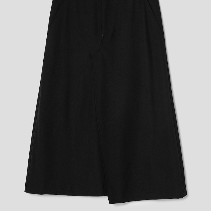 COMME des GARÇONS COMME des GARÇONS Wool A-line Skirt — Black
