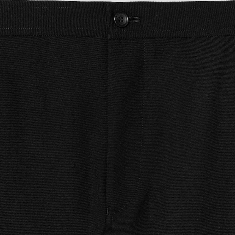 COMME des GARÇONS COMME des GARÇONS Wool A-line Skirt — Black