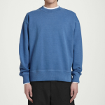 COS Relaxed Washed Cotton Sweatshirt – Blue