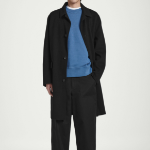 COS Relaxed Washed Cotton Sweatshirt – Blue