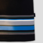 JUUN.J Vintage Six-Block Stripe Oversized Short Sleeve — Blue