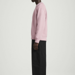 COS Relaxed Washed Cotton Sweatshirt – Pink