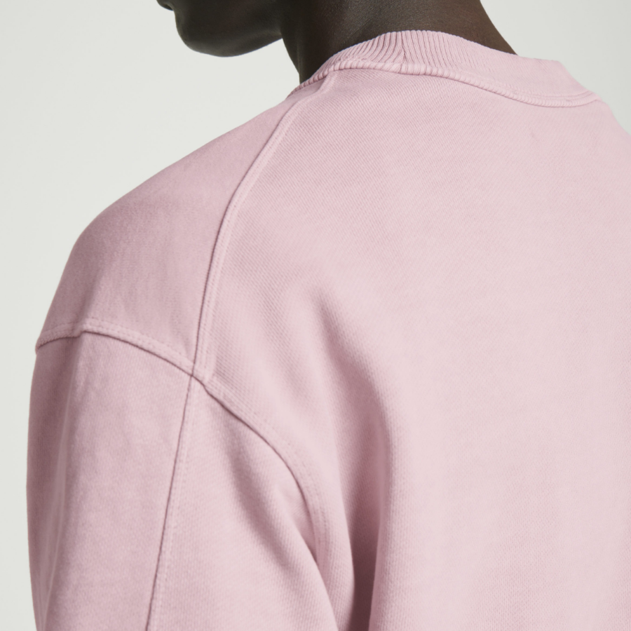 COS Relaxed Washed Cotton Sweatshirt – Pink