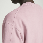 COS Relaxed Washed Cotton Sweatshirt – Pink