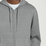 COS Knit Zip-Up Hoodie – Grey