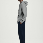 COS Knit Zip-Up Hoodie – Grey