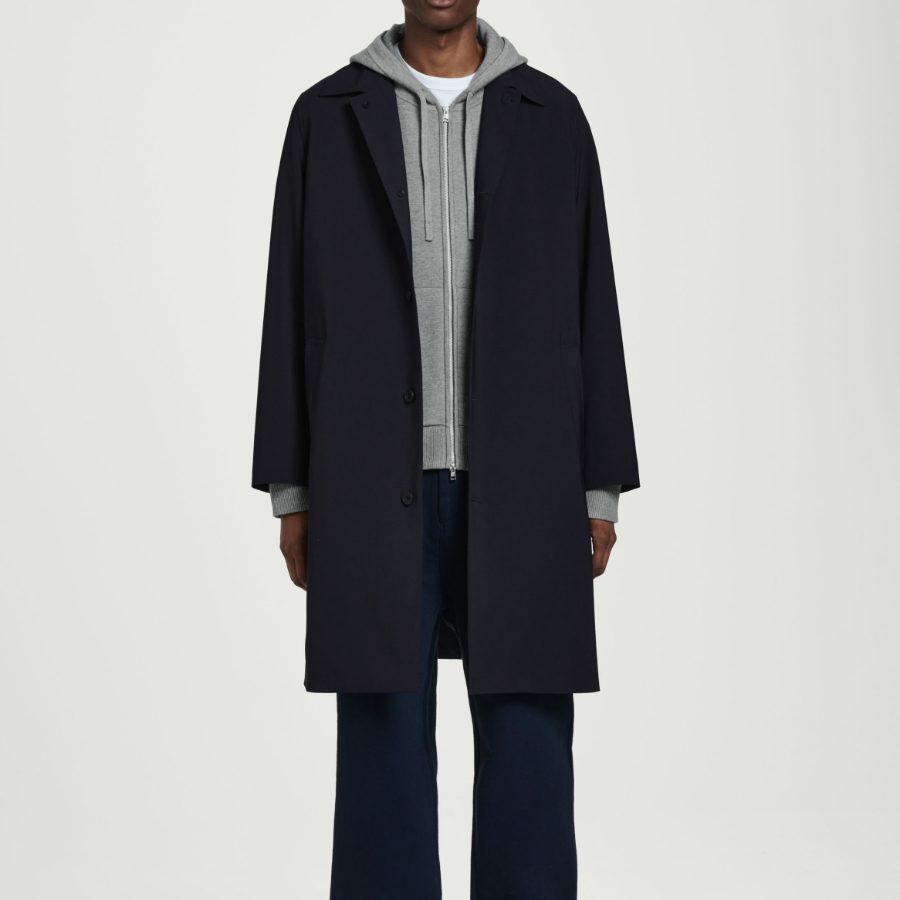 COS Knit Zip-Up Hoodie – Grey