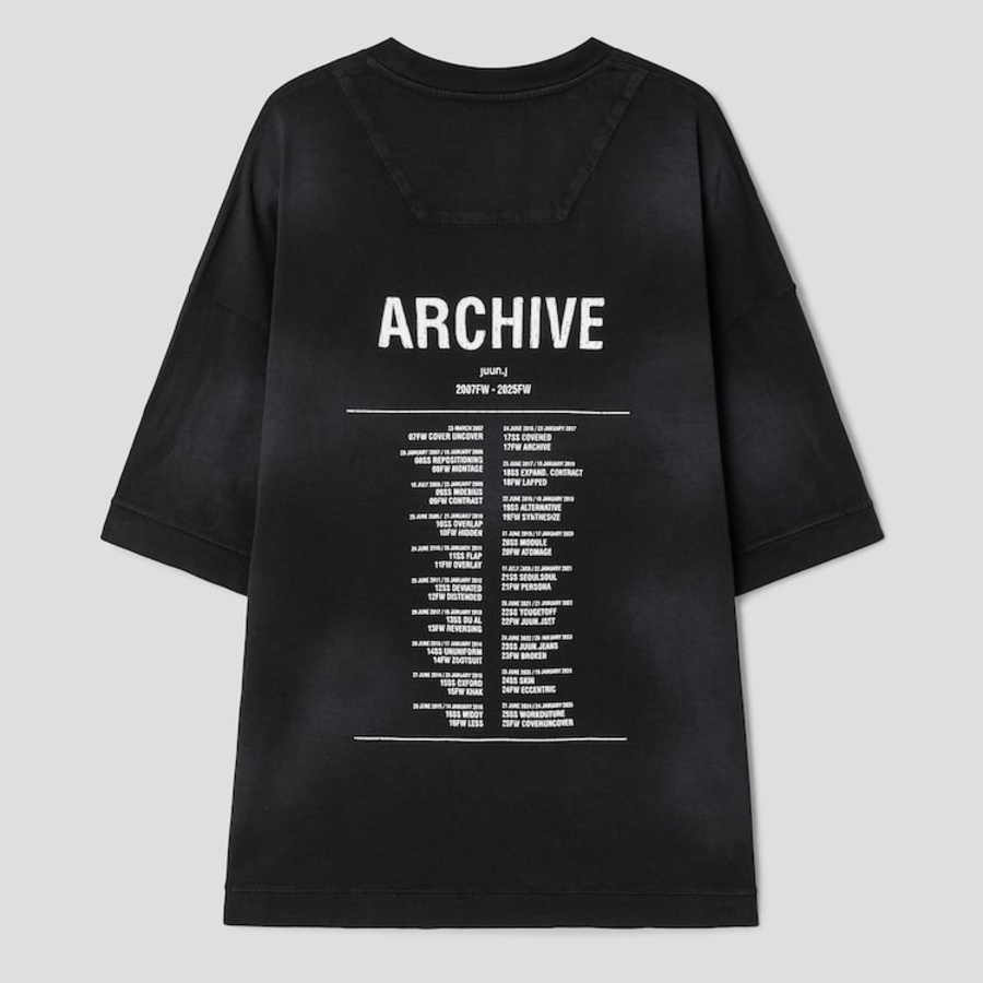 JUUN.J ARCHIVE TOUR Oversized Short Sleeve — Black