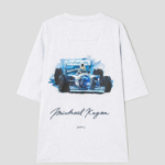 JUUN.J KAGAN Semi-Oversized Short Sleeve — Light Grey