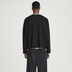 COS Relaxed Cotton Jersey Long-Sleeve T-Shirt – Black