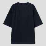 JUUN.J Essential Dyed Semi-Oversized Short Sleeve — Navy