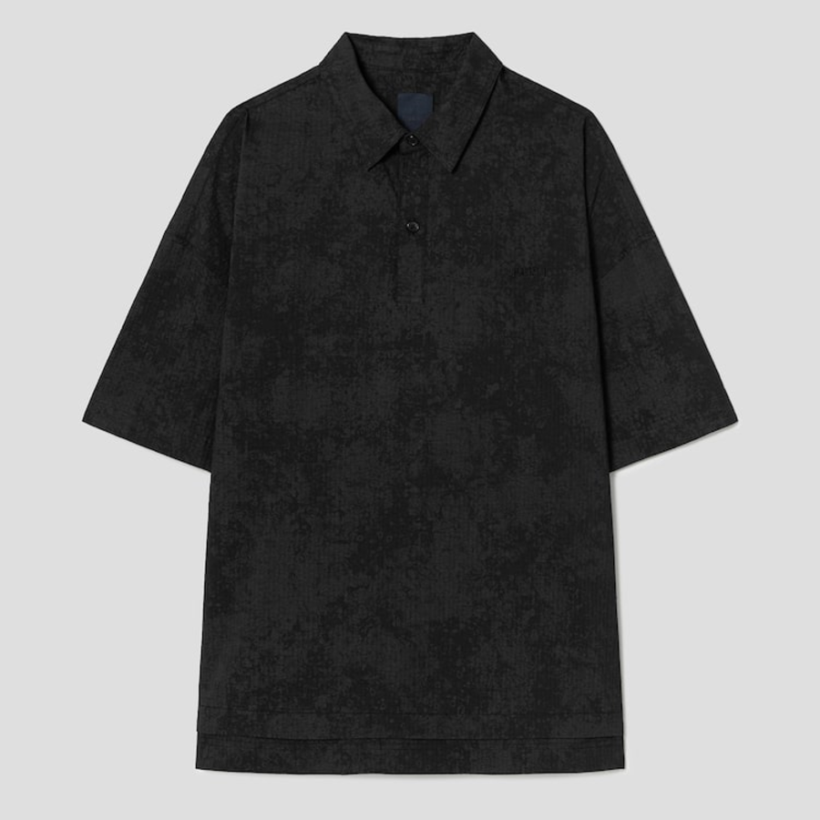 JUUN.J [CORE] Painting Stripe Polo Short Sleeve — Black
