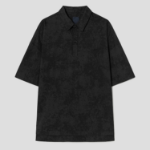 JUUN.J [CORE] Painting Stripe Polo Short Sleeve — Black