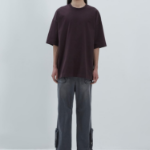 JUUN.J Essential Dyeing Semi-Oversized Short Sleeve — Brown