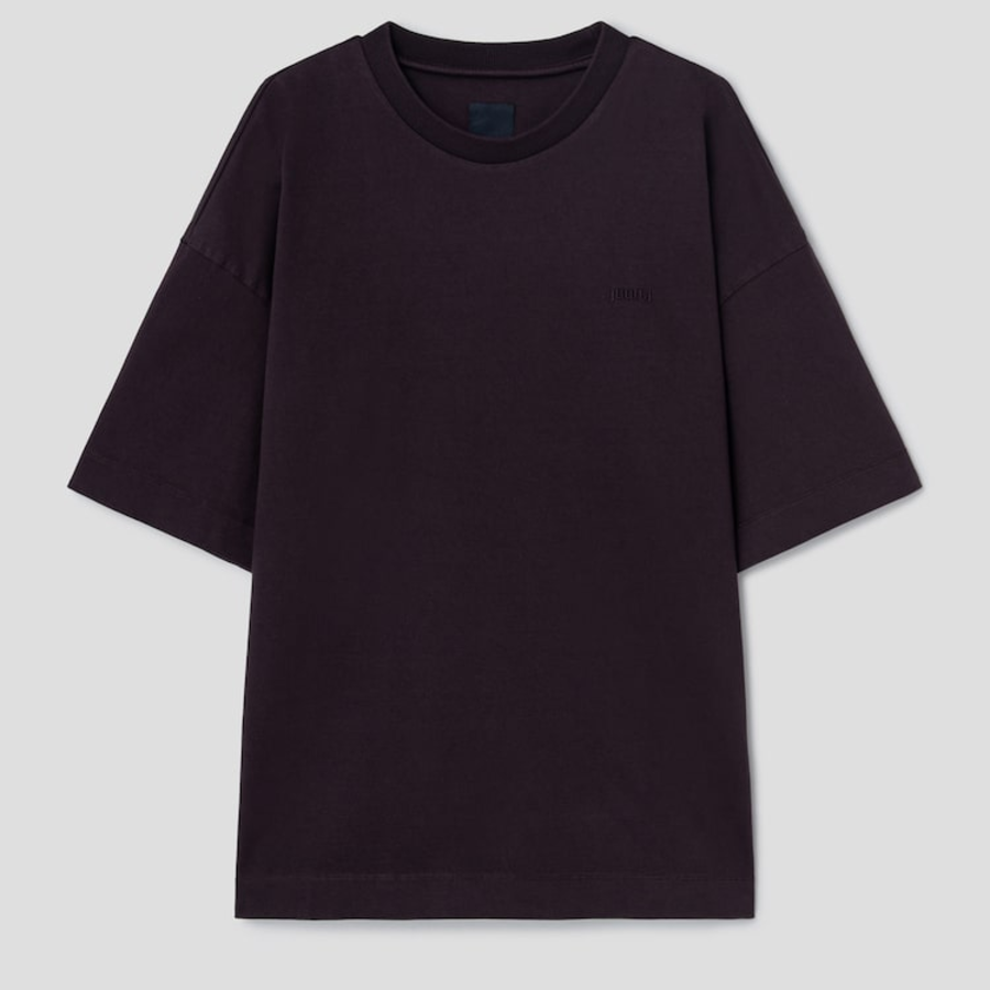 JUUN.J Essential Dyeing Semi-Oversized Short Sleeve — Brown