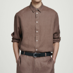 COS Relaxed Long-Sleeve Shirt – Mole