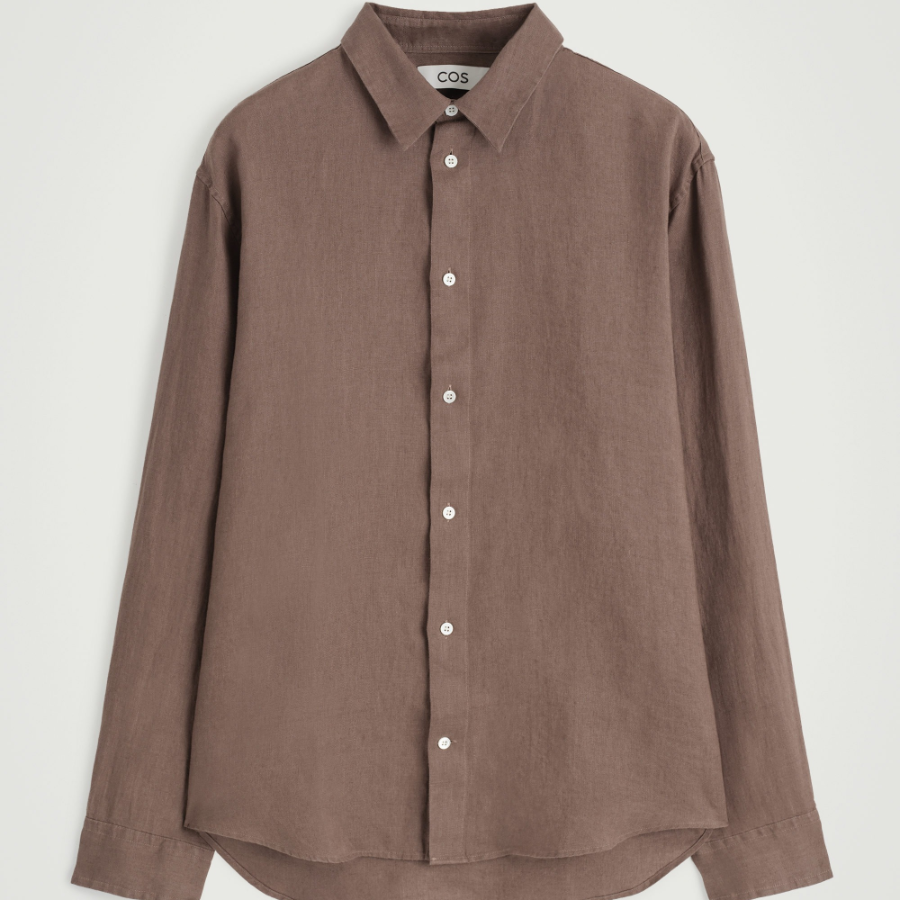 COS Relaxed Long-Sleeve Shirt – Mole