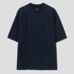 JUUN.J Racer Piping Short Sleeve — Navy