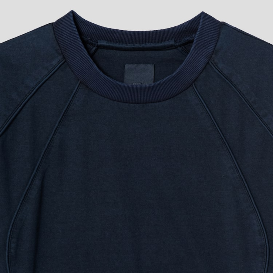 JUUN.J Racer Piping Short Sleeve — Navy