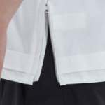 JUUN.J Nylon Panel Detail Short Sleeve — White