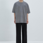 JUUN.J LANGUAGE Oversized Dyed Short Sleeve – Grey